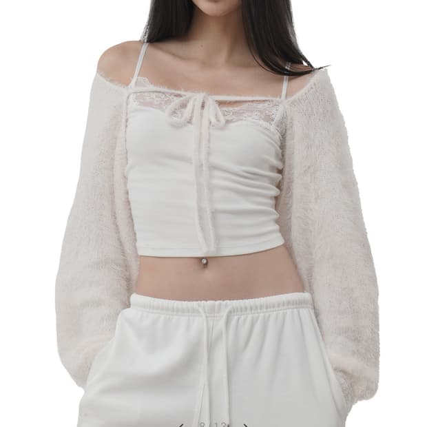 클리시어 Sorbet fluffy bolero 볼레로