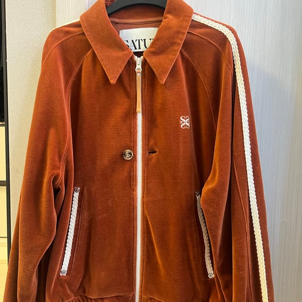 세터 (SATUR) 벨루어 트랙 자켓