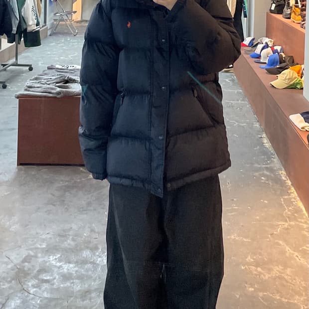 폴로 랄프로렌 네이비 다운 푸퍼 패딩 H948