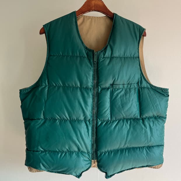 1970s Eddie Bauer Reversible Puffer Vest