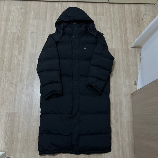 나이키 남성 스우시 덕다운 후드 롱패딩 XL/105