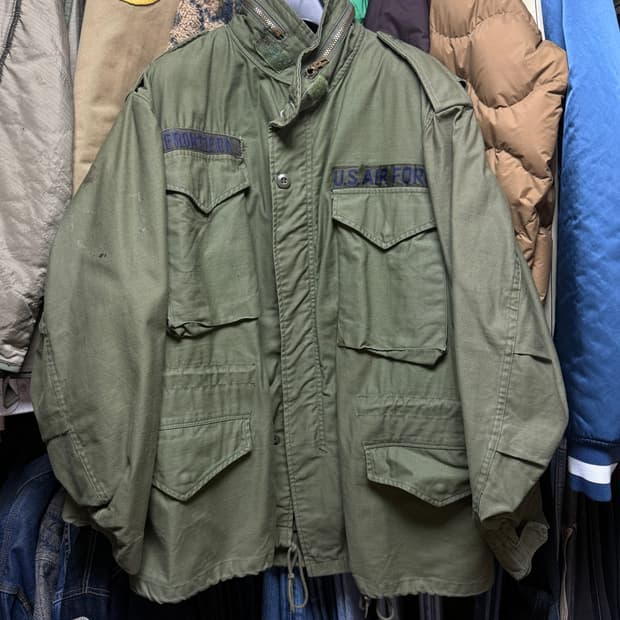 M65 필드자켓 오리지널 m-s 미디움 숏