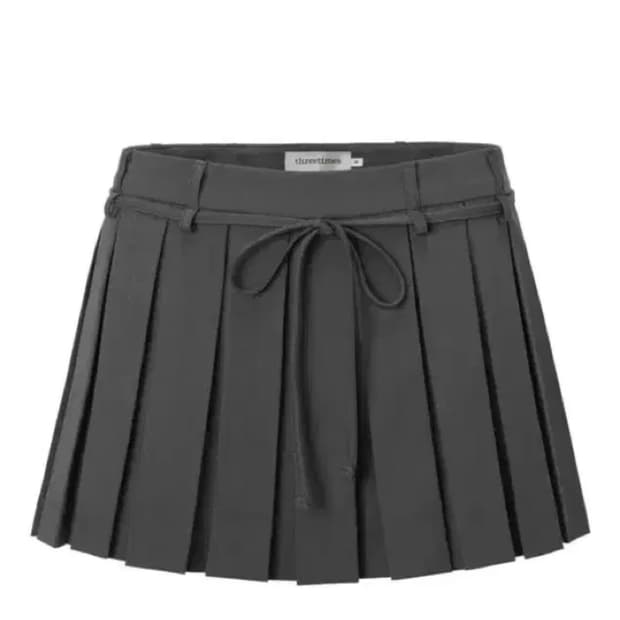 XS 새상품) 쓰리타임즈 치어리 스커트 