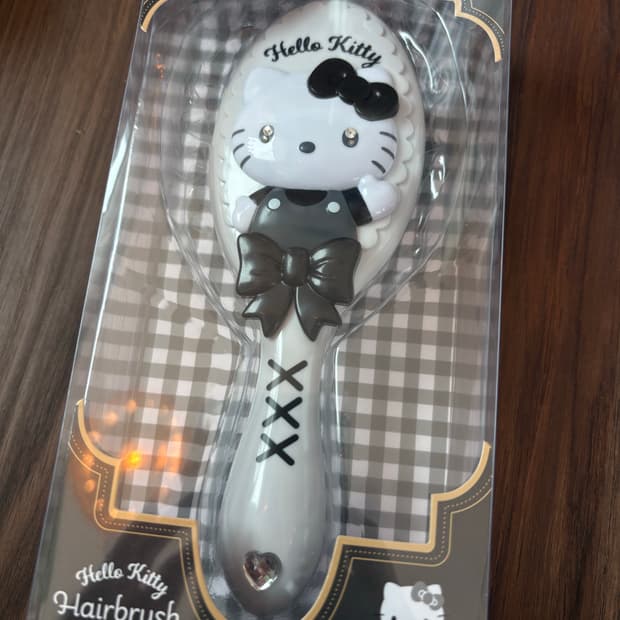 헬로키티 큐빅 브러쉬(흑백)