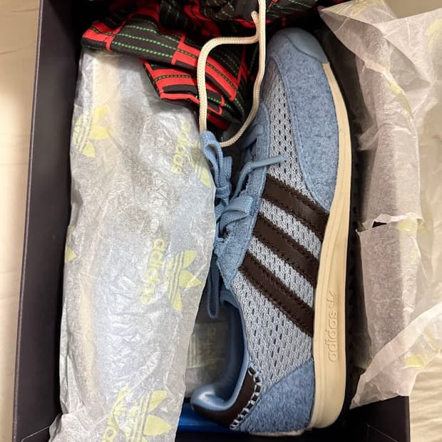 아디다스 웨일즈보너 sl76 애쉬블루 255