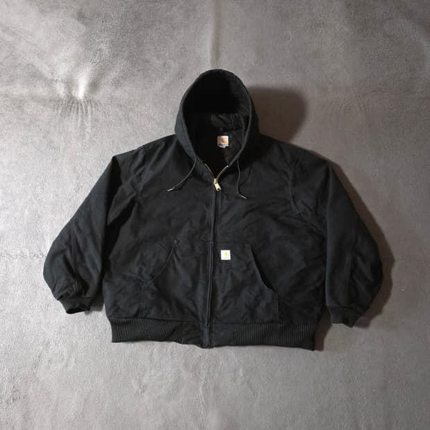 칼하트 J140 액티브 후드 워크 자켓 XXL 블랙