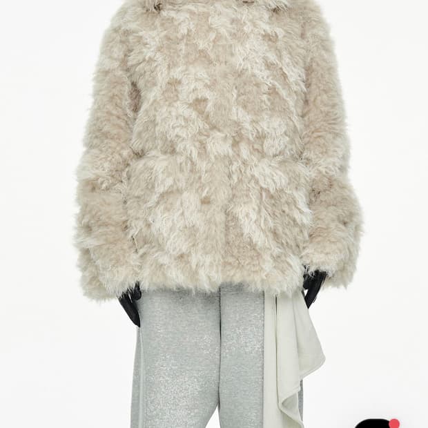 Cerric Mixed Fur Jacket / Ivory