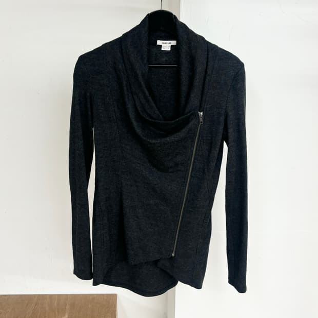 헬무트 랭 비대칭 울 자켓