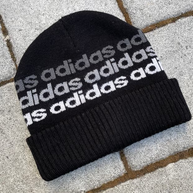 Jpn Adidas 아디다스 스펠아웃 로고 커프 비니