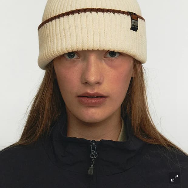 [Teket] 테켓 postcard 비니 아이보리(새상품)