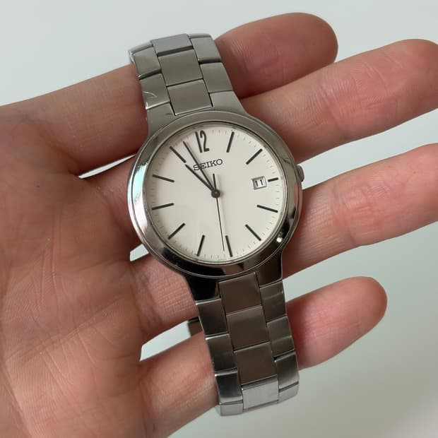 1990s Bar Index Silver Quartz