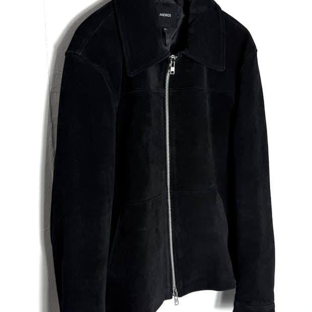 앤드로스 스웨이드자켓 스웨이드 