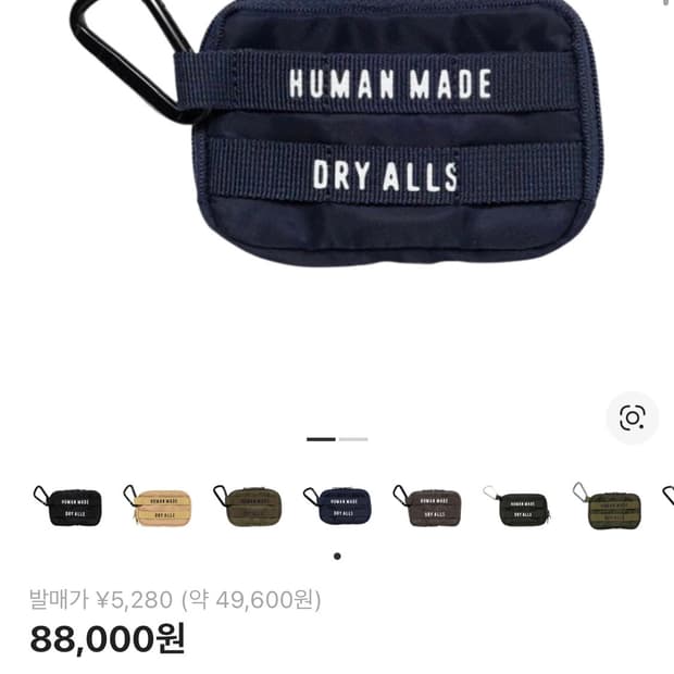 휴먼메이드 밀리터리 카드 케이스 (navy)