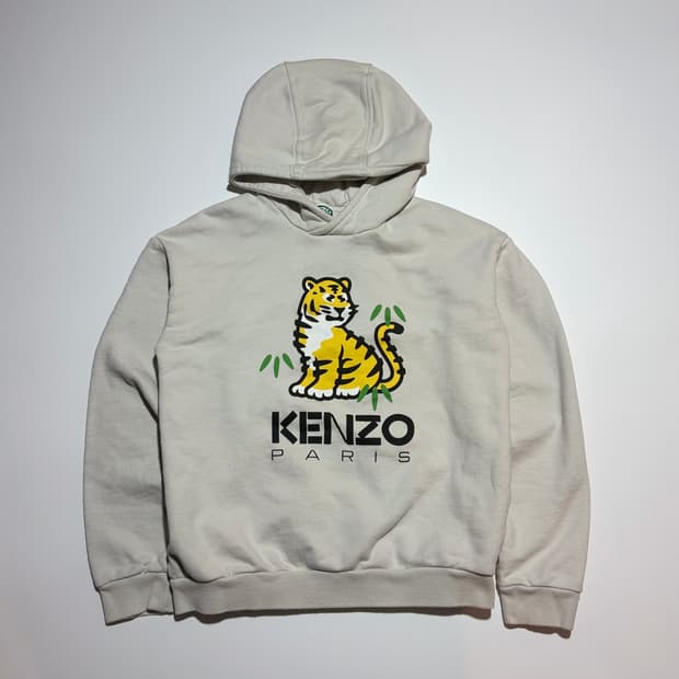 겐조 타이거 로고 후드티