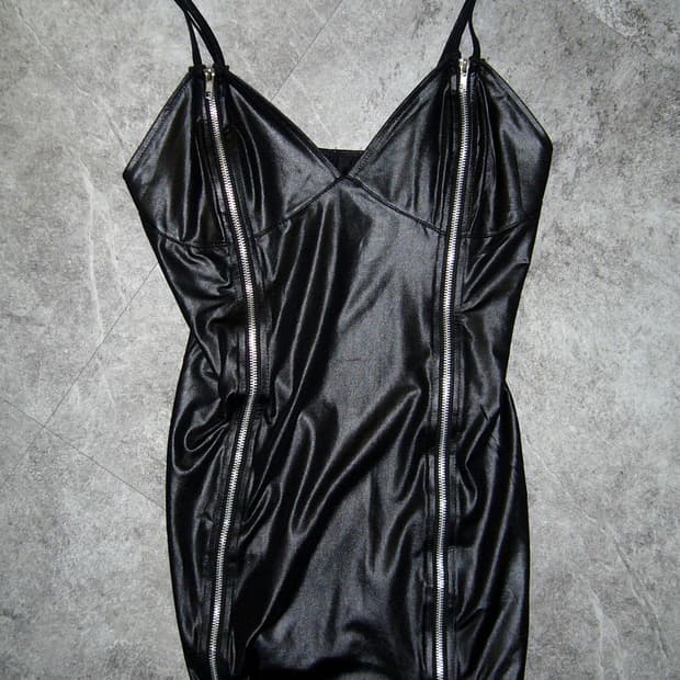 Leather Sleeveless Dress
