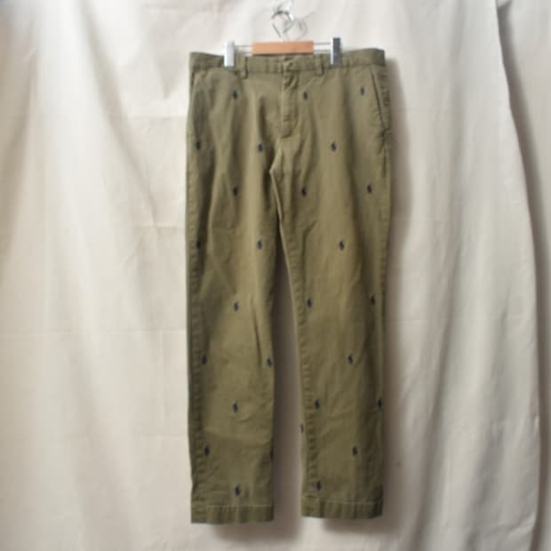 폴로 랄프로렌 자수 치노 팬츠 33 M0156