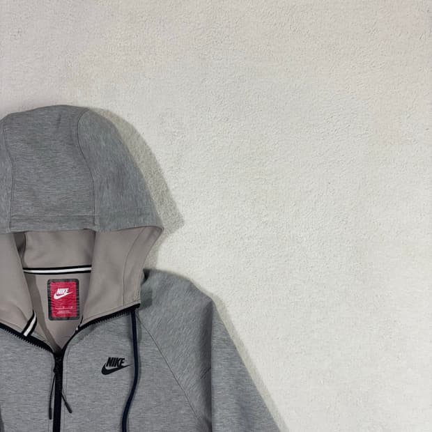 나이키 테크팩 그레이 후드집업