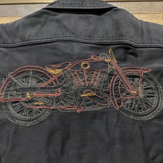 RRL 모토사이클 자수 셔츠