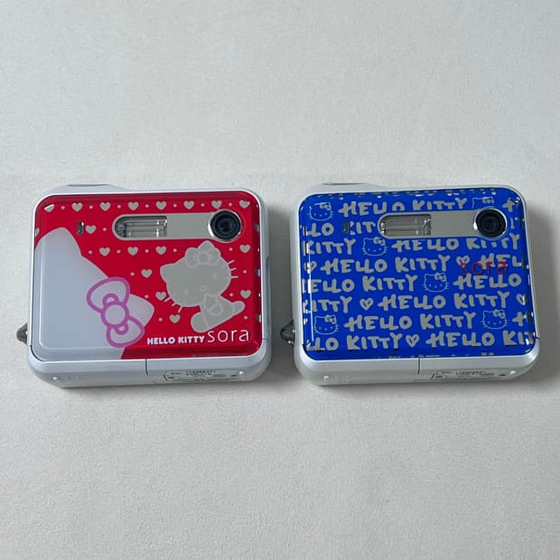 고전 헬로키티 카메라 도시바 소라 Toshiba sora PDR-T15