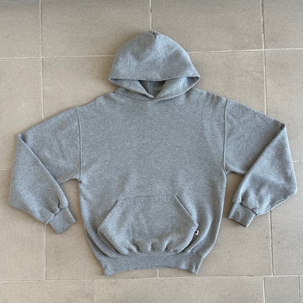 90s 빈티지 러셀 후드 그레이 M