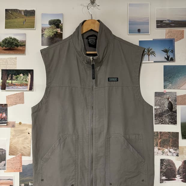 aigle 집업 조끼