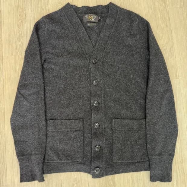 rrl 더블알엘 캐시미어 100% 가디건 xs