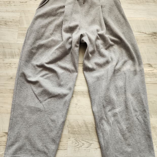 XEROBNR 제로비엔알 스웻 팬츠 팜 L사이즈 원턱 그레이 츄리닝 바지