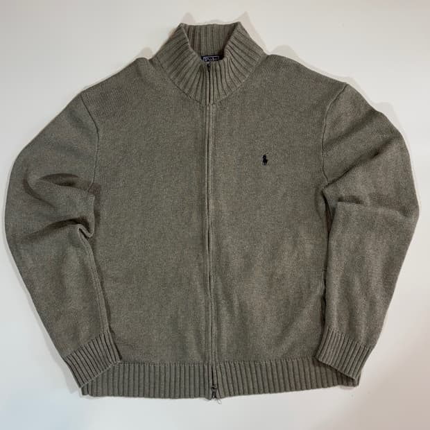 폴로 랄프로렌 니트 집업 