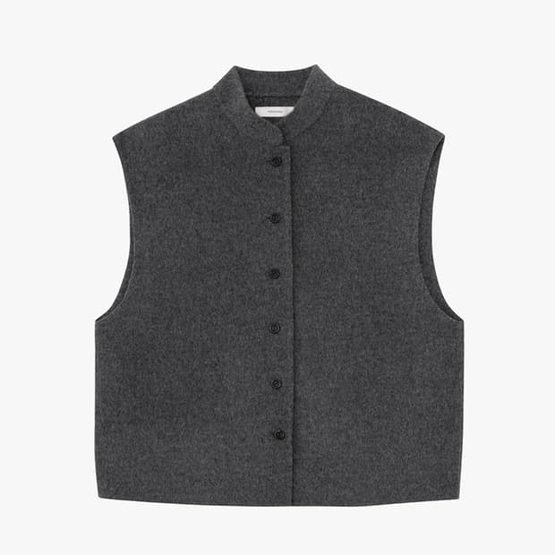 문달 핸드메이드 베스트 그레이