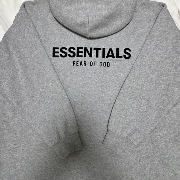 피오갓에센셜 릴렉시드 기모 후드티