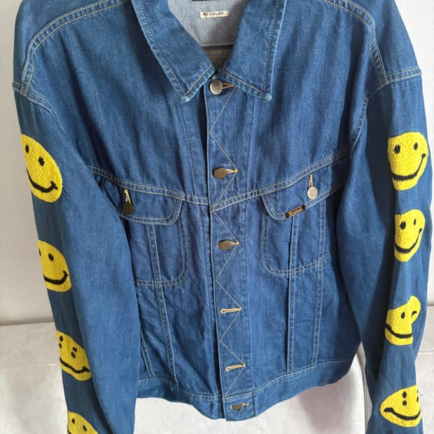 46 캐피탈 스마일 데님 자켓
