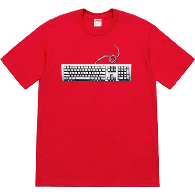 슈프림 Keyboard Tee (M 사이즈)