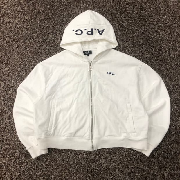 M 아페쎄 APC 크롭 후드집업