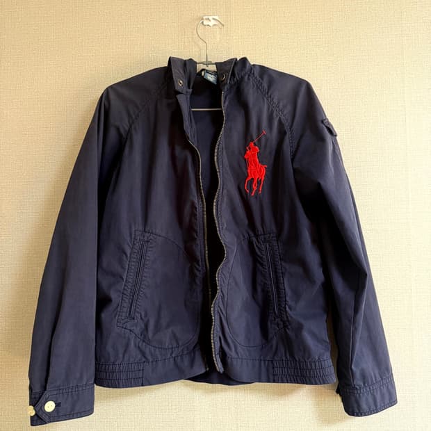폴로 POLO 빅포니 00s  네이비 후드자켓 