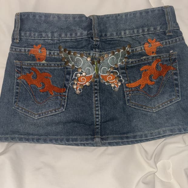 빈티지 프린팅 스커트