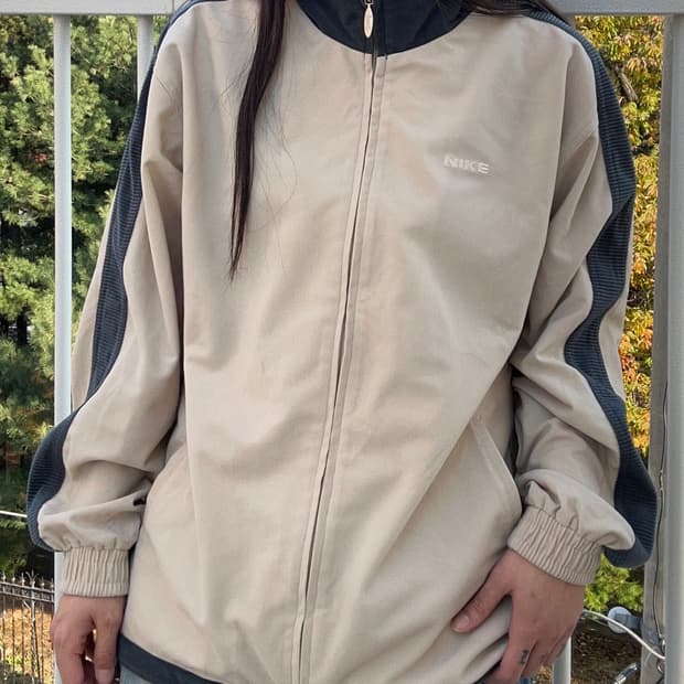 90s NIKE 올드스쿨 코듀로이 코튼 트랙탑