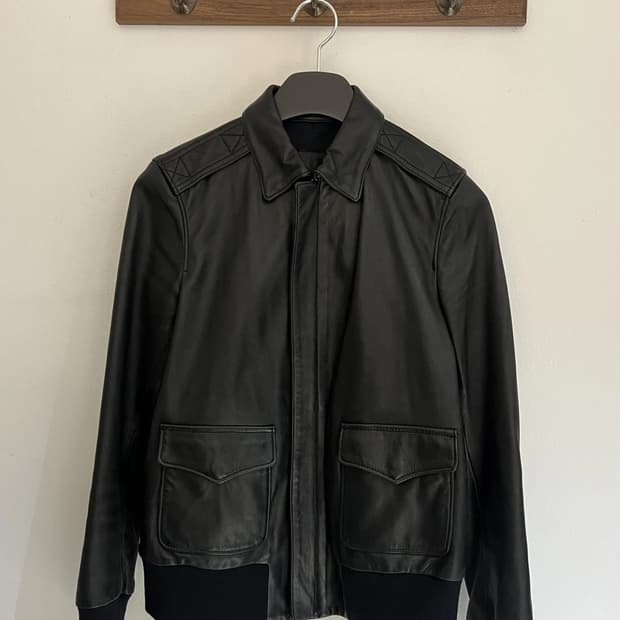 R13 레더 자켓