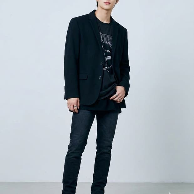 쟈딕앤볼테르 코튼 몰스킨 블랙 블레이저 자켓