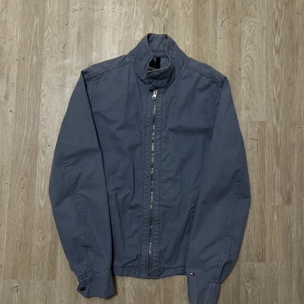 타미힐피거 코튼 블루종 워크자켓 S/90 