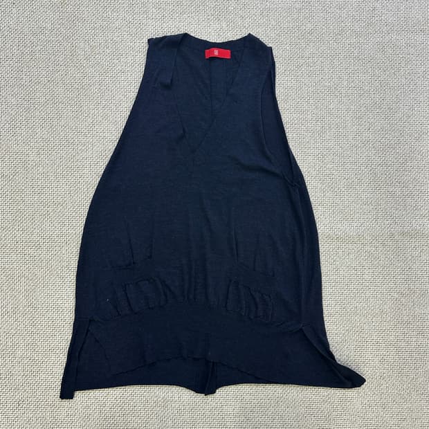 95-94-160 구호 니트 민소매 조끼 0420D