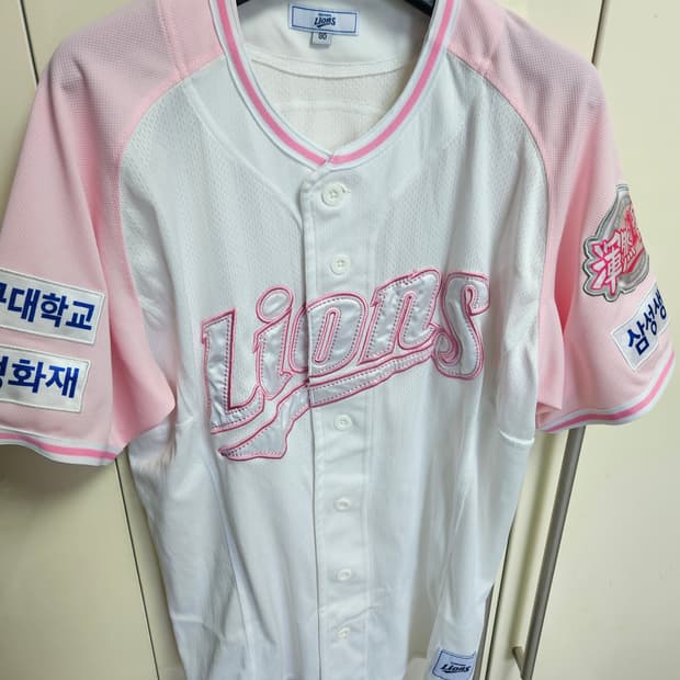 [90]삼성라이온즈 핑크유니폼 혼연일체 강민호마킹