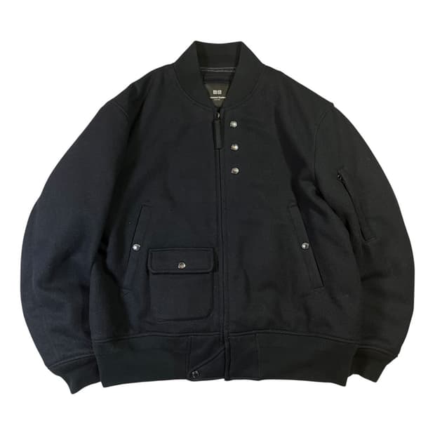 유니클로 x 엔지니어드 가먼츠 퍼프테크 숏 블루종 