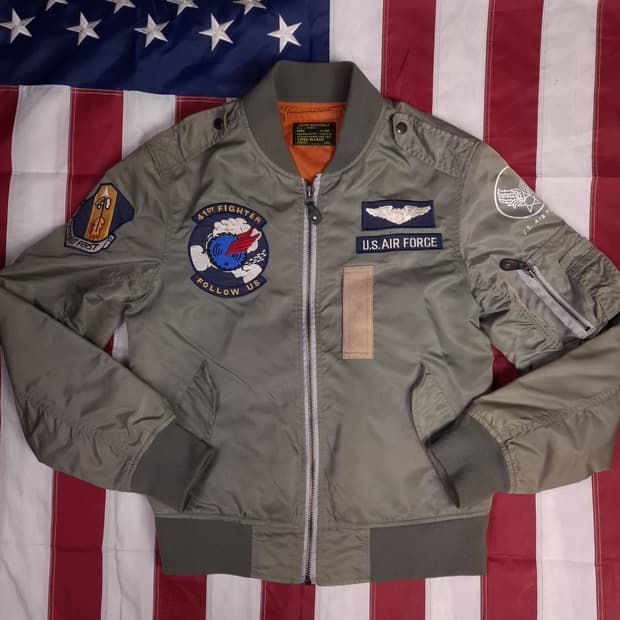 밀리터리 미공군 TYPE 패치 항공자켓