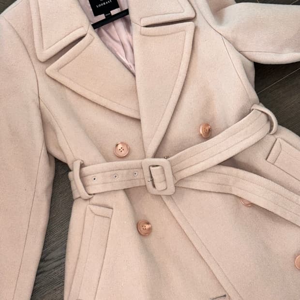 룩캐스트 울 코트 