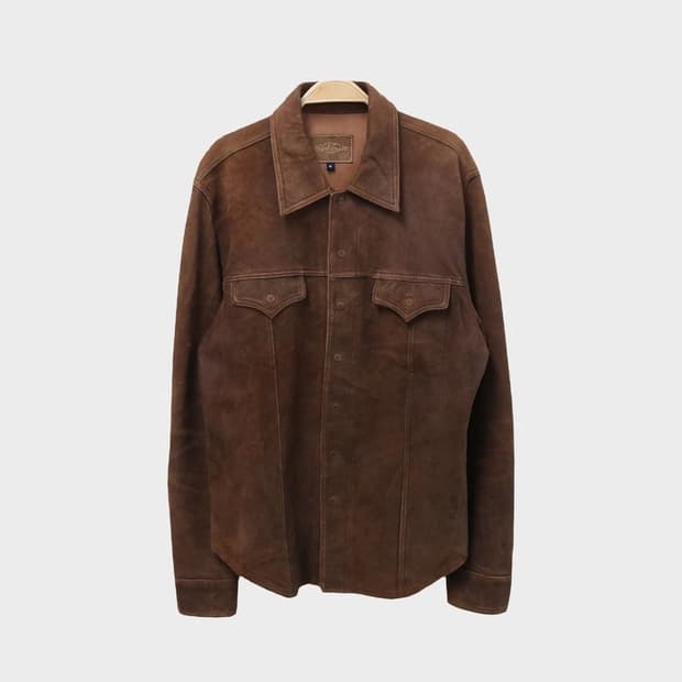 Earl Jean 얼진 y2k 스웨이드 레더 자켓 64252