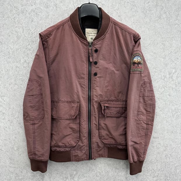 100 써스데이 아일랜드 남자 나일론 블루종 자켓