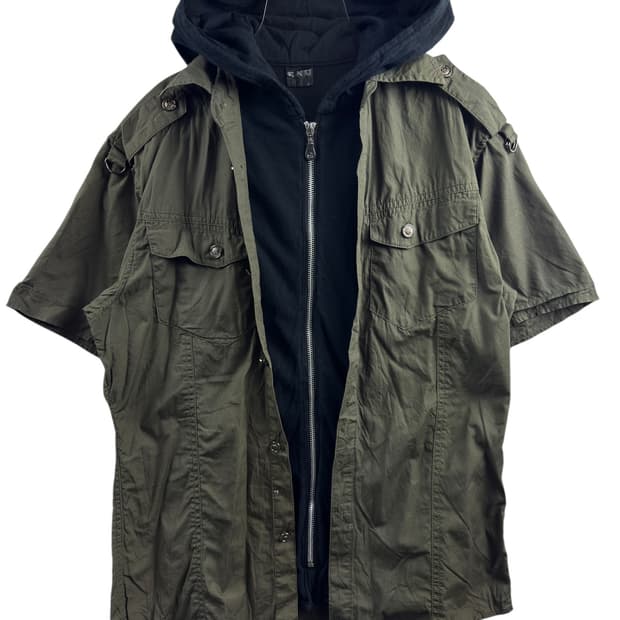 JPN Y2K 그런지 레이어드 집업1451