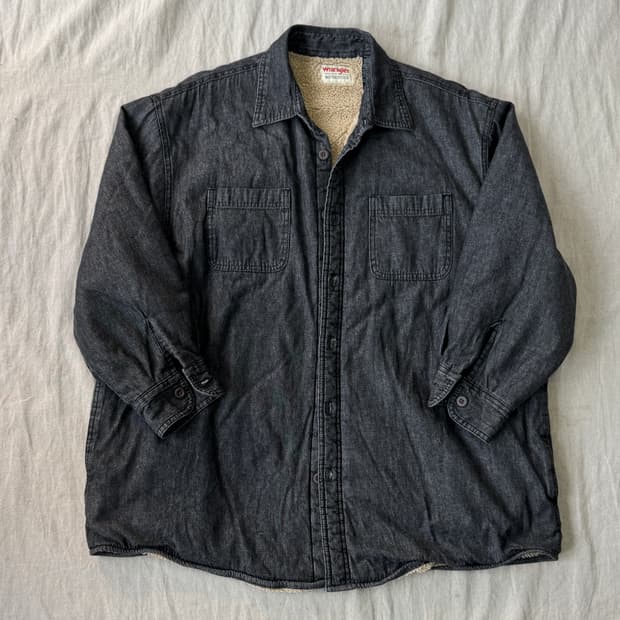 랭글러 보아털 셔츠 자켓 XL