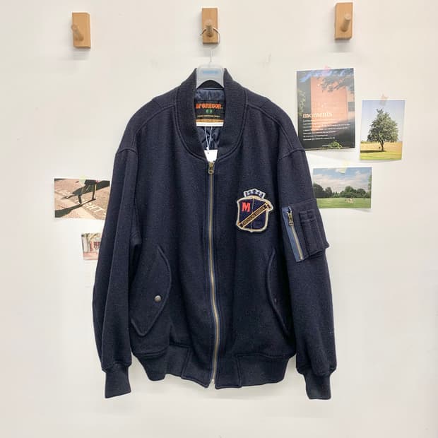 Mc GREGOR 맥그리거 울 바시티 자켓