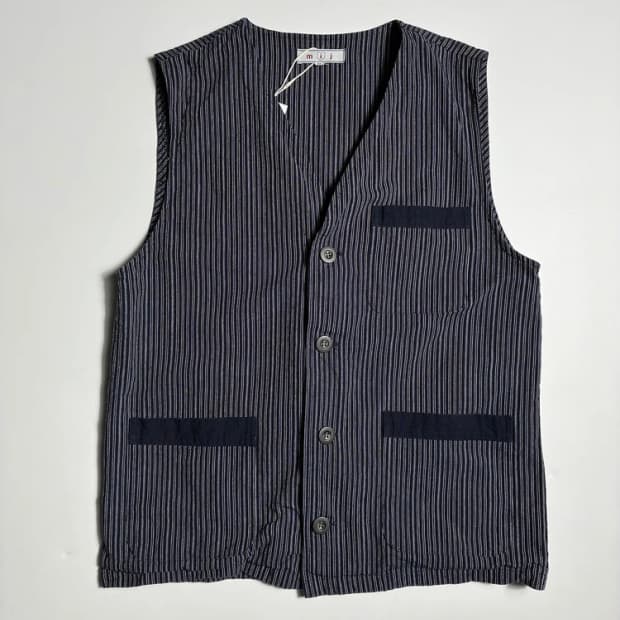 Selected 00's JAPAN 스트라이프 베스트 조끼 R2989